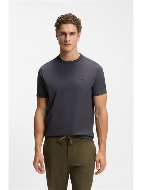 Stretch cotton T-shirt with logo BOSS | 50506373 TEE.071